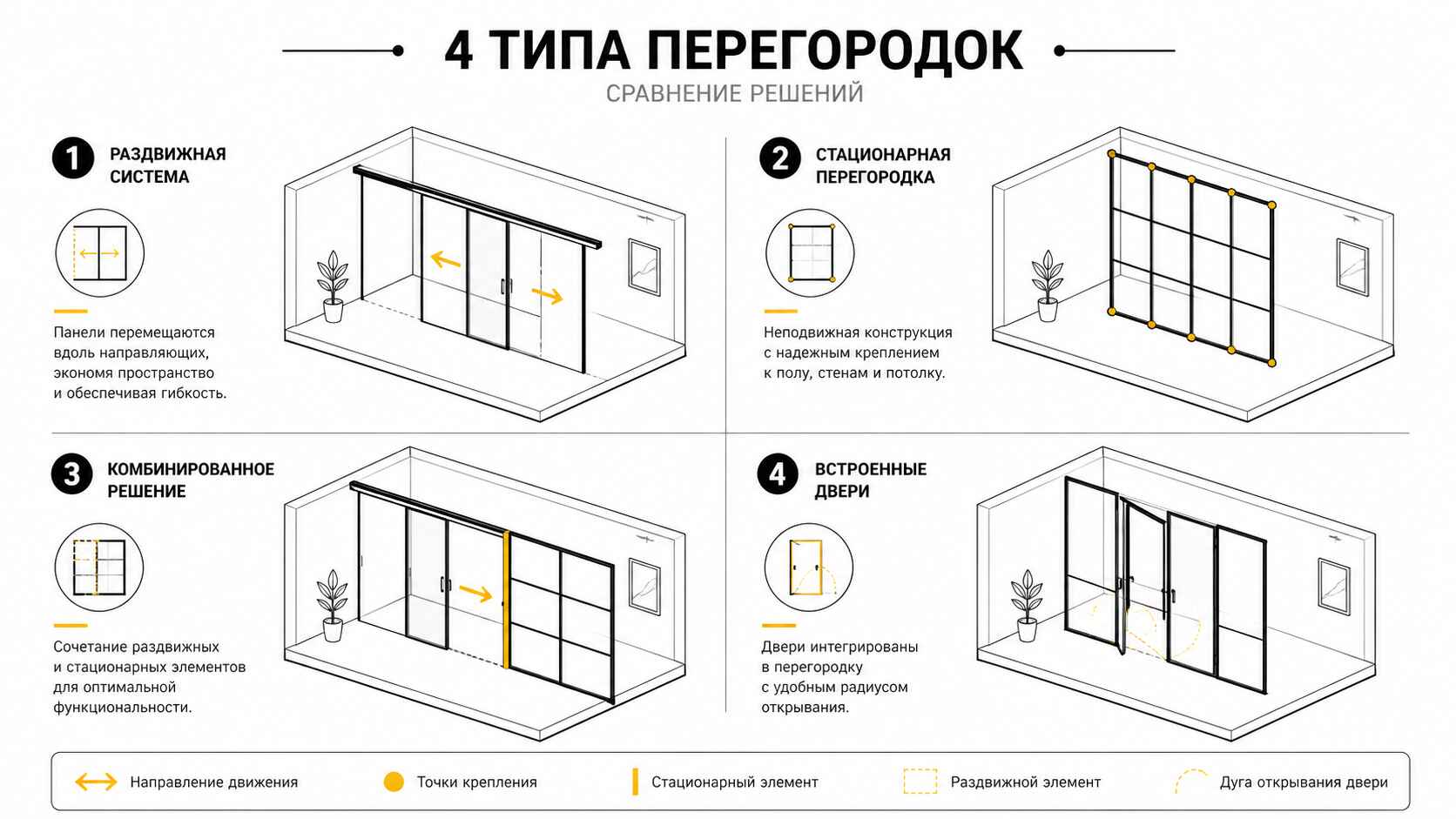 Варианты конструкций под любые задачи