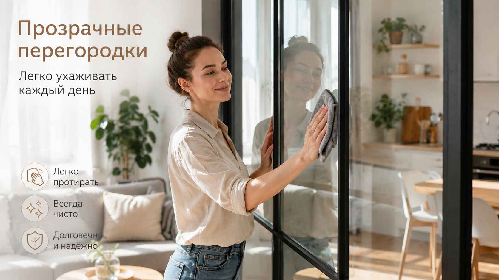 Уход за перегородками