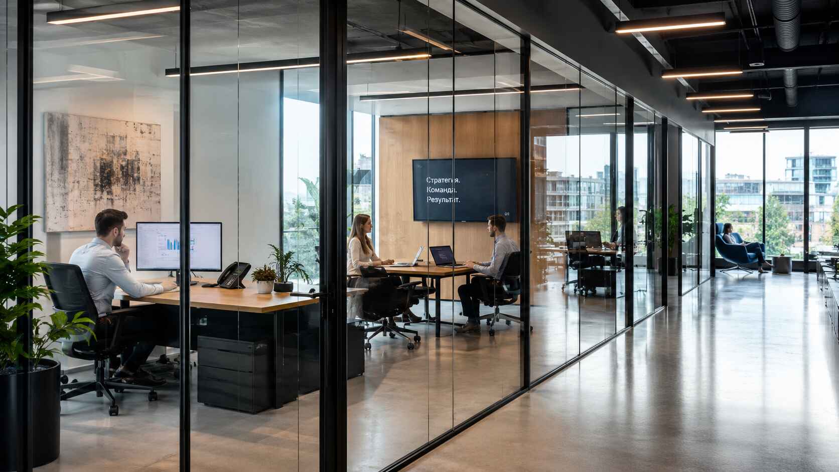 Современный офис open-space