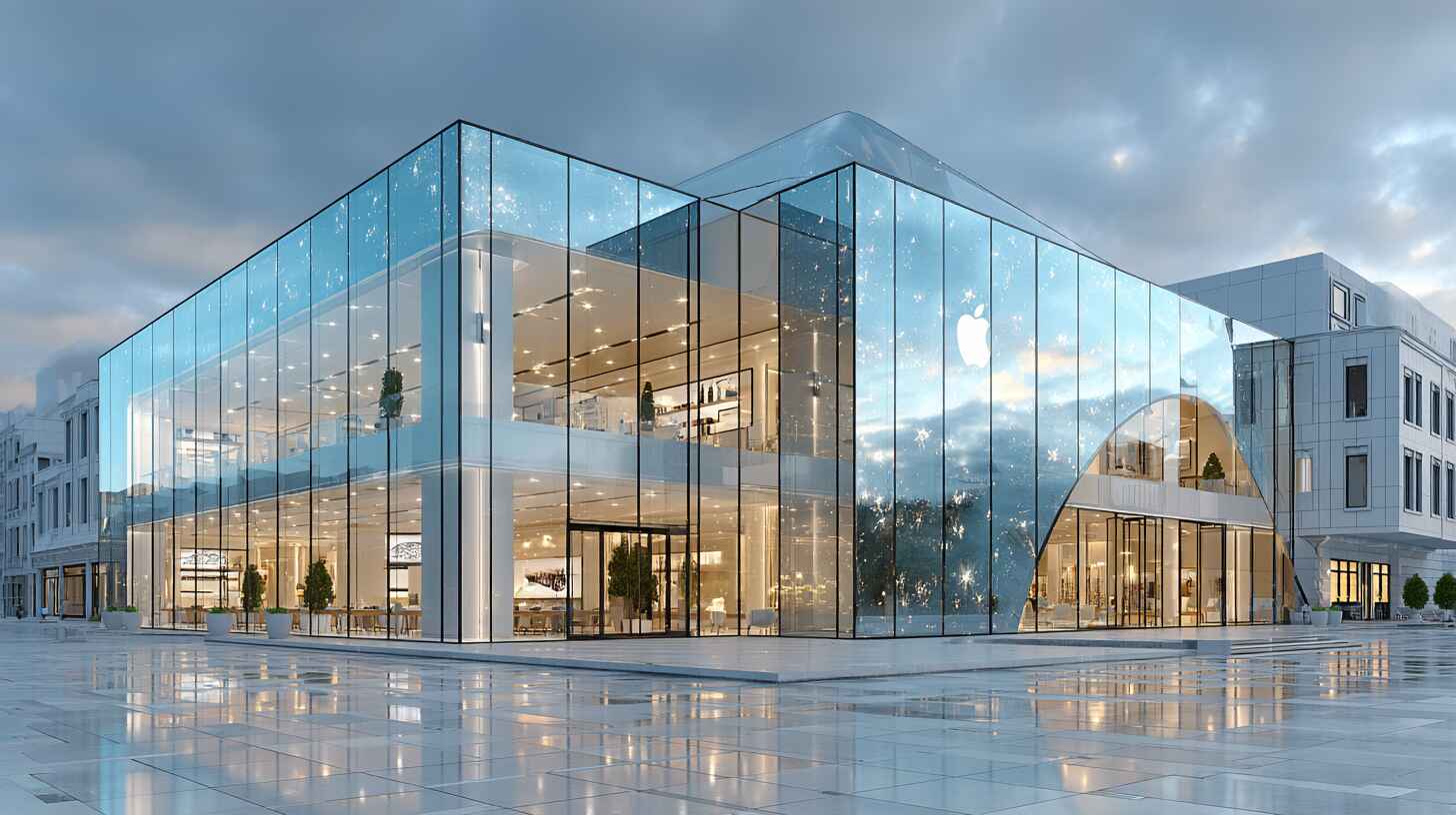 Остекление фасадов торговых центров