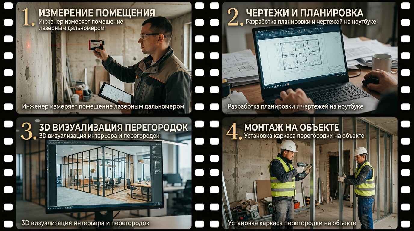 Этапы разработки проекта: от обмера до сдачи