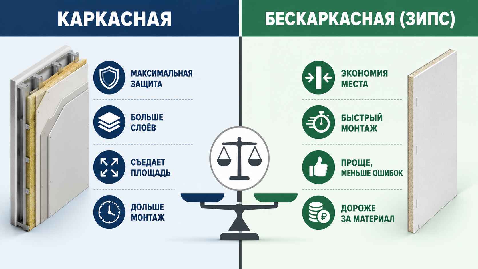 Бескаркасная или каркасная: что выбрать