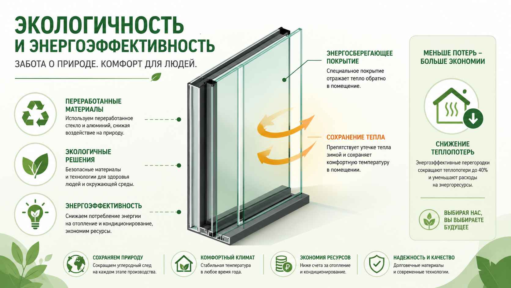 Экологичность и энергоэффективность
