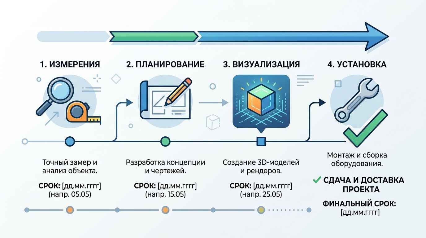 Этапы работ