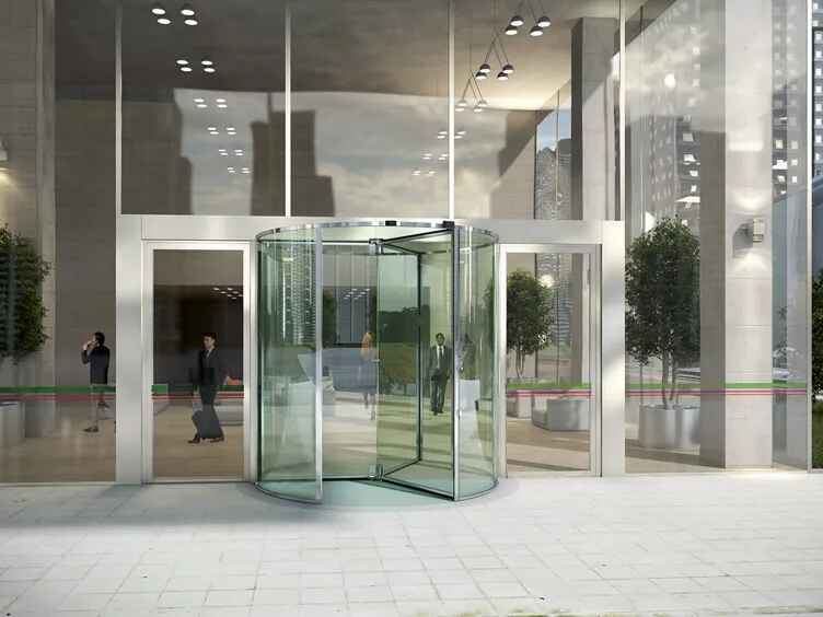 Револьверная автоматическая дверь