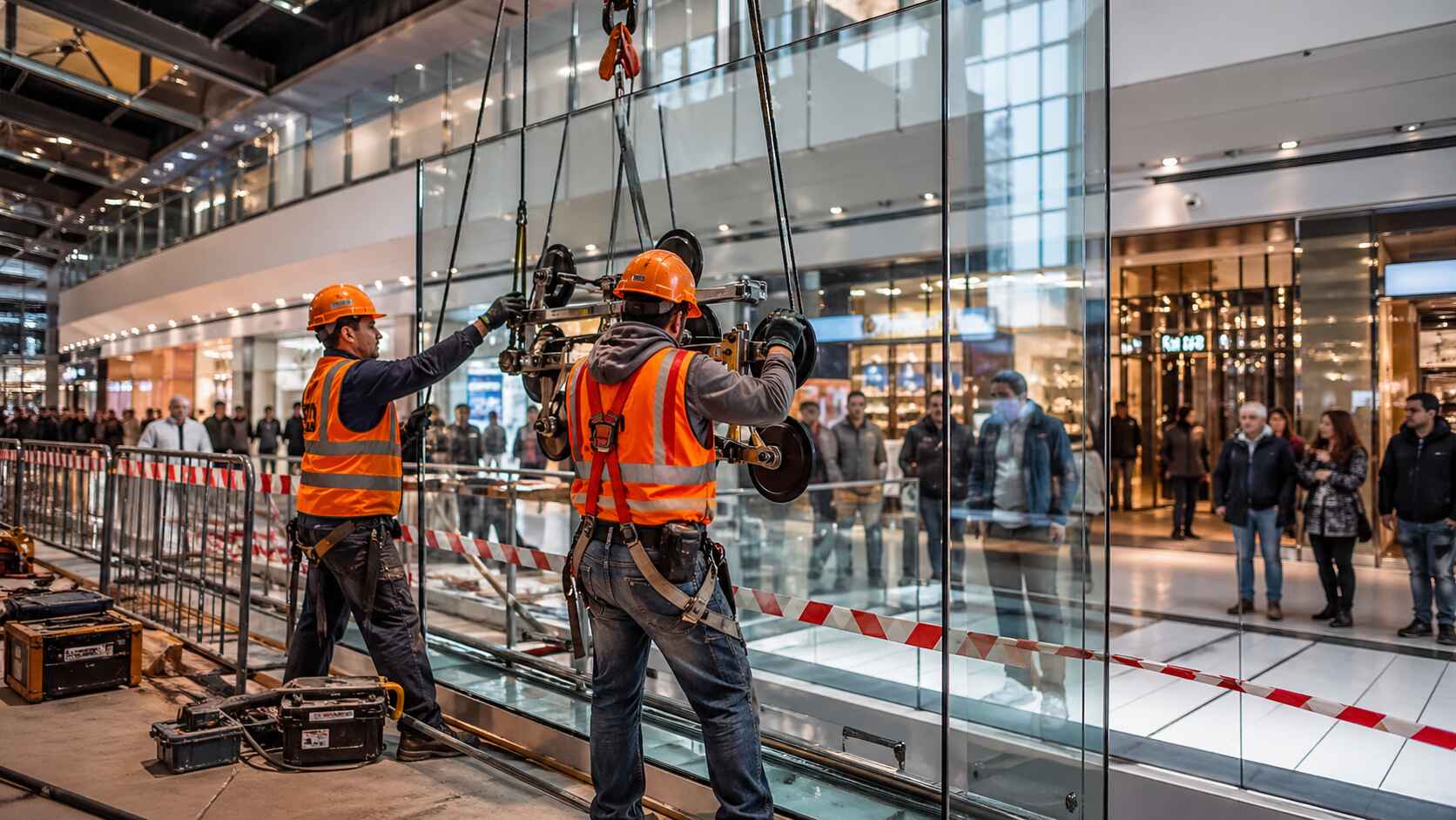 Особенности монтажа в торговых центрах