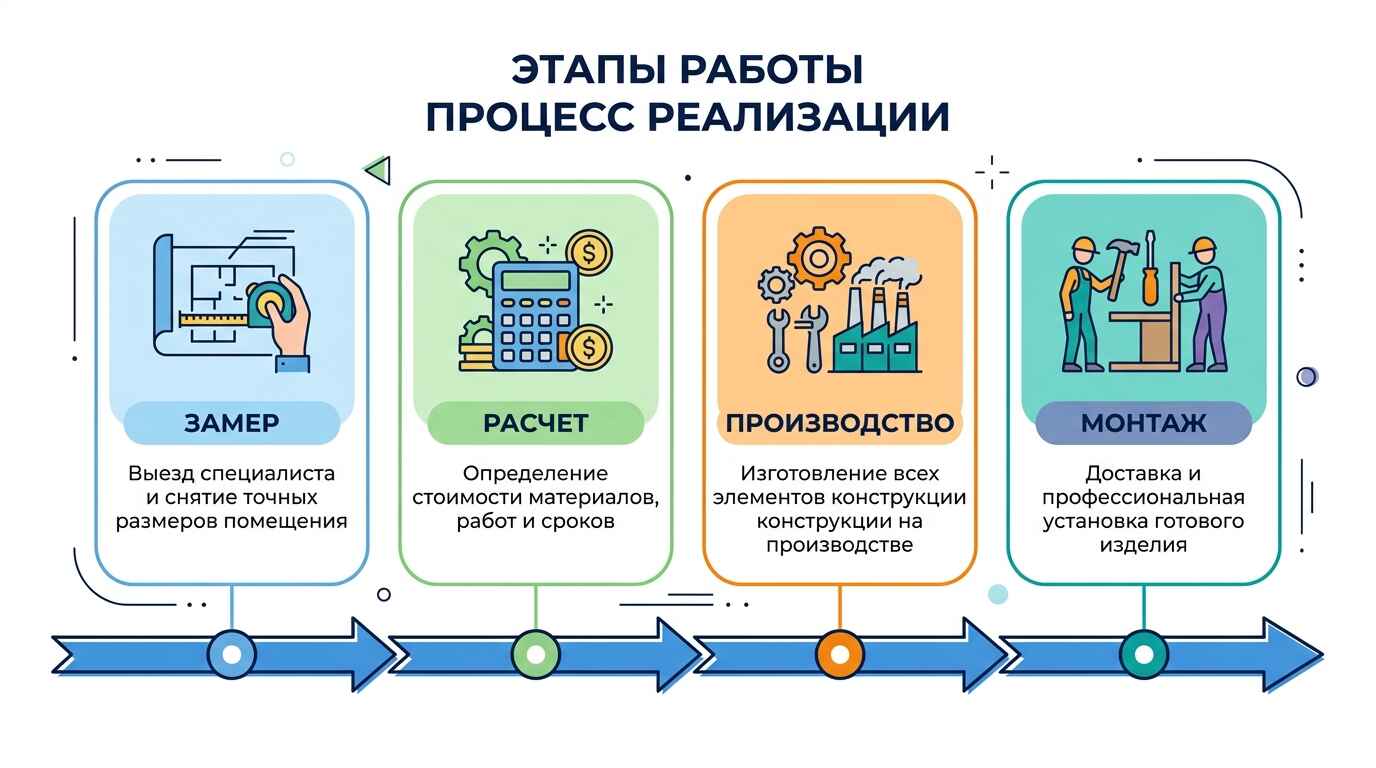 Этапы работ