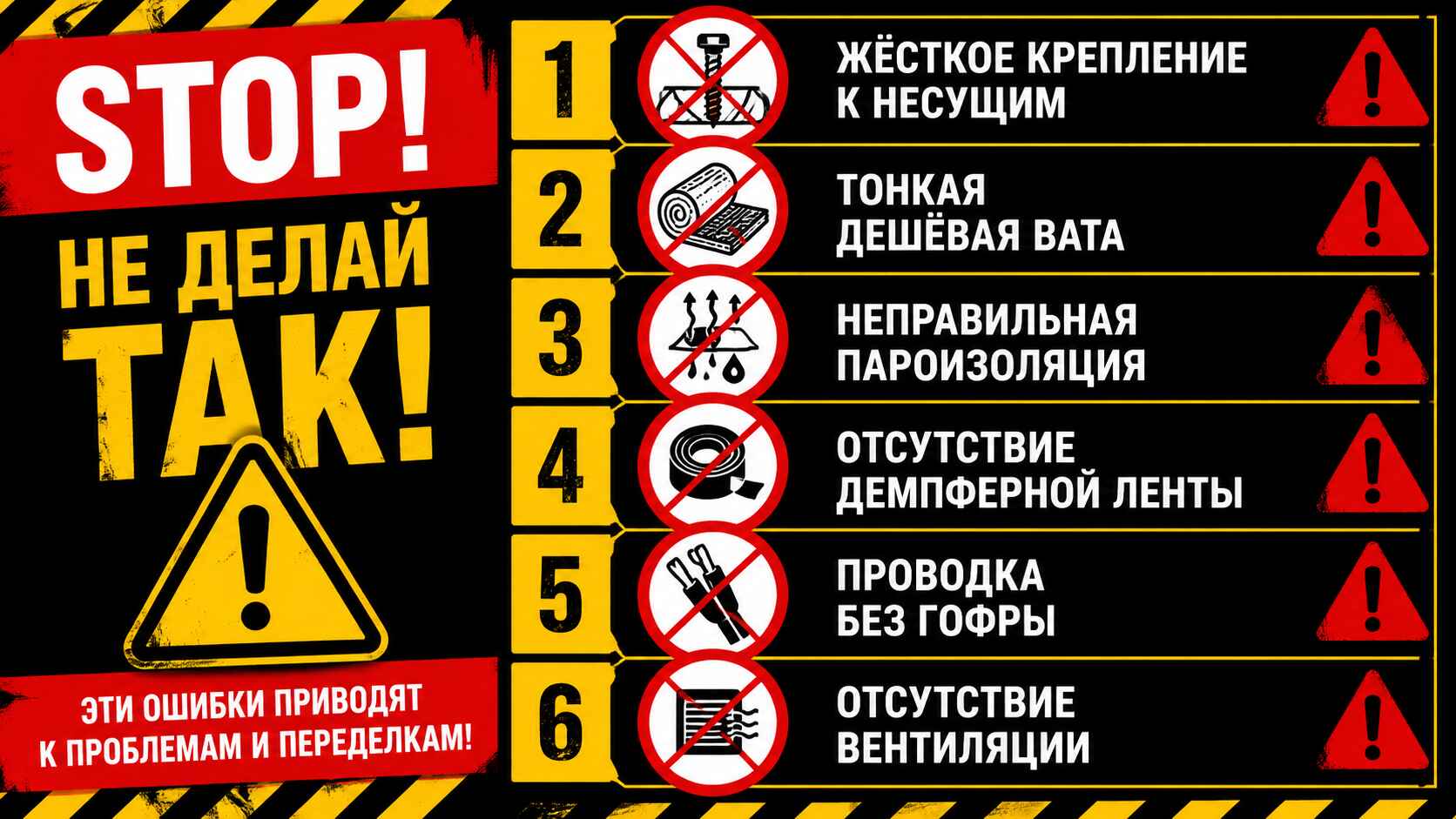 Что нельзя делать