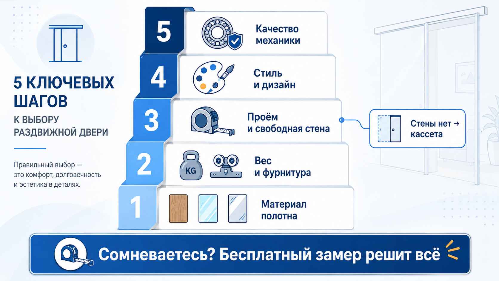 Как выбрать подвесную дверь