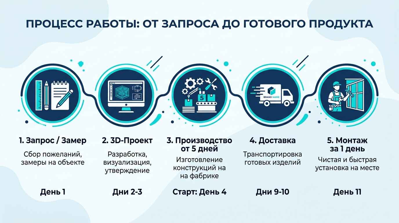 Процесс работы
