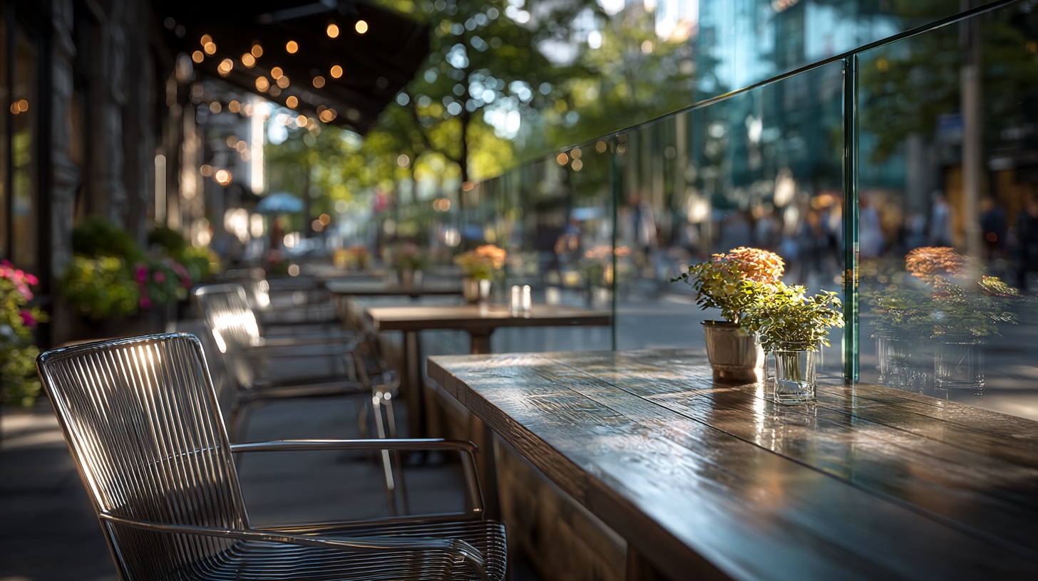 Стеклянные ограждения для летней веранды