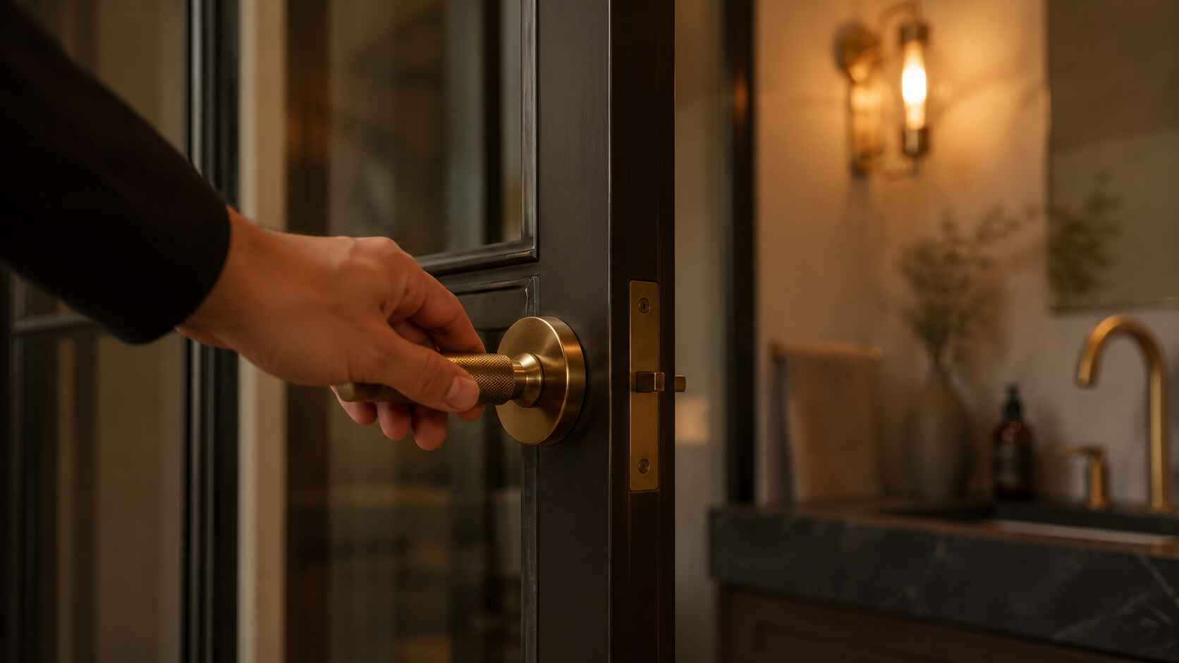 Латунь и бронза тянут интерьер в сторону тепла и уюта