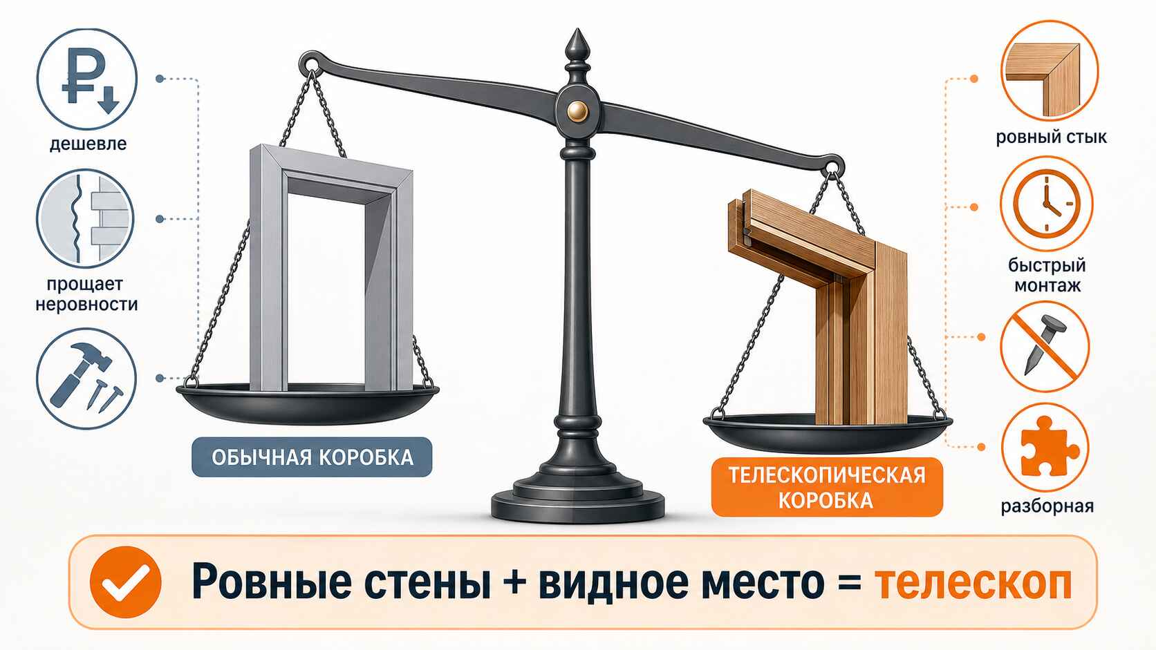Телескопическая или обычная коробка — что выбрать