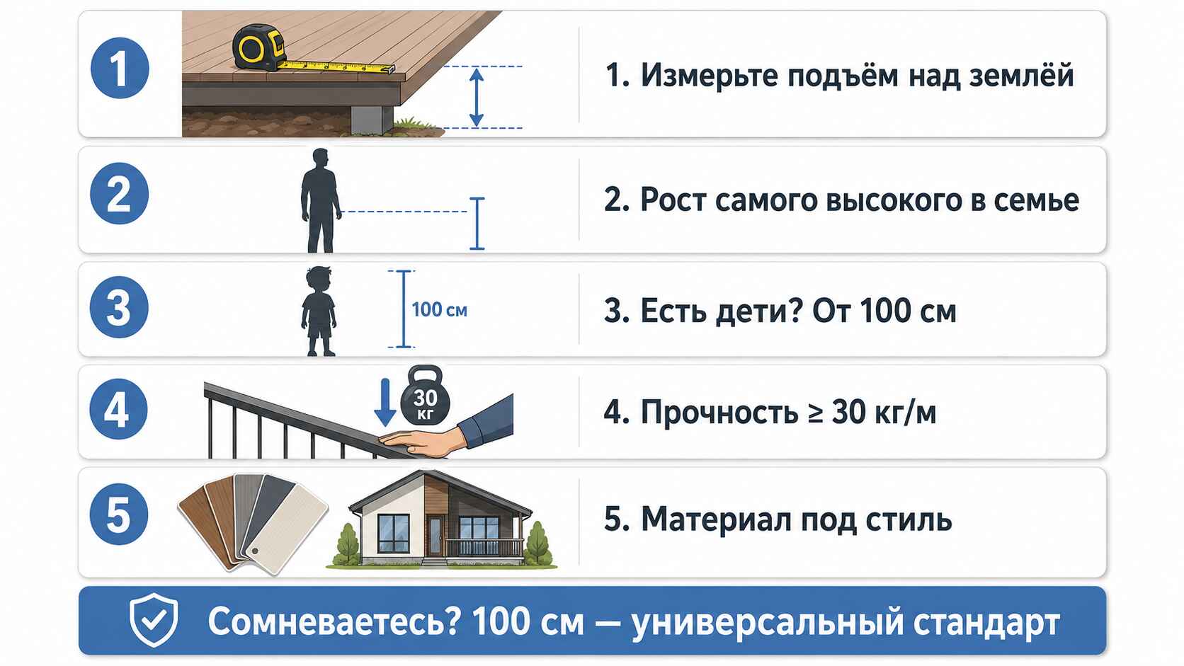  Как определить свою высоту: короткий порядок действий