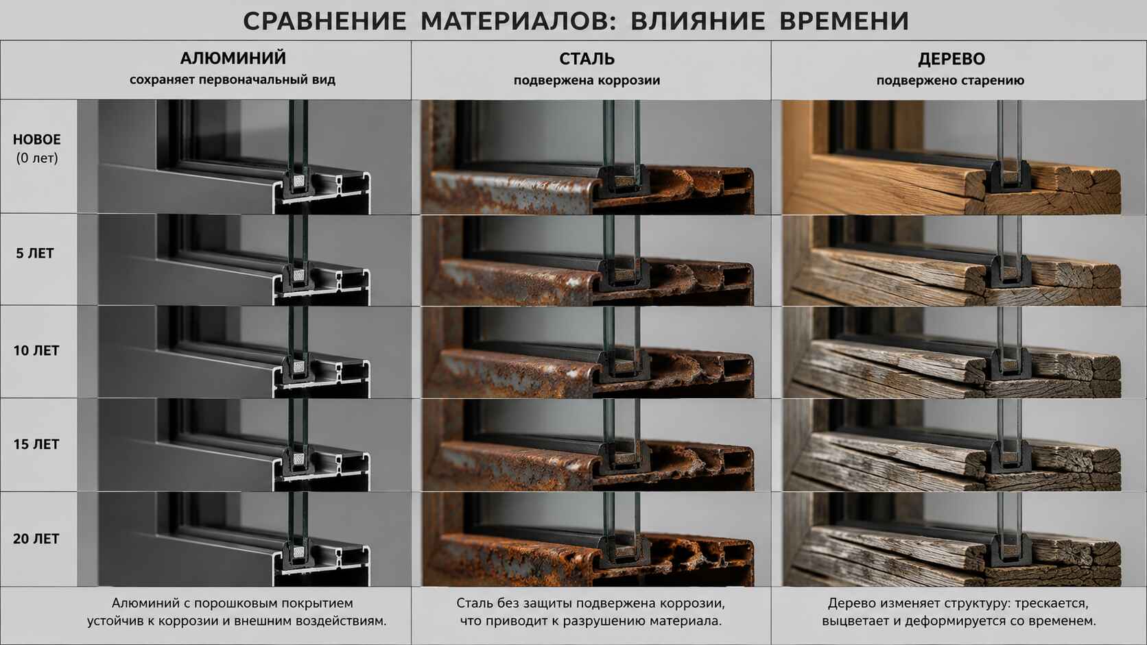 Преимущества алюминия