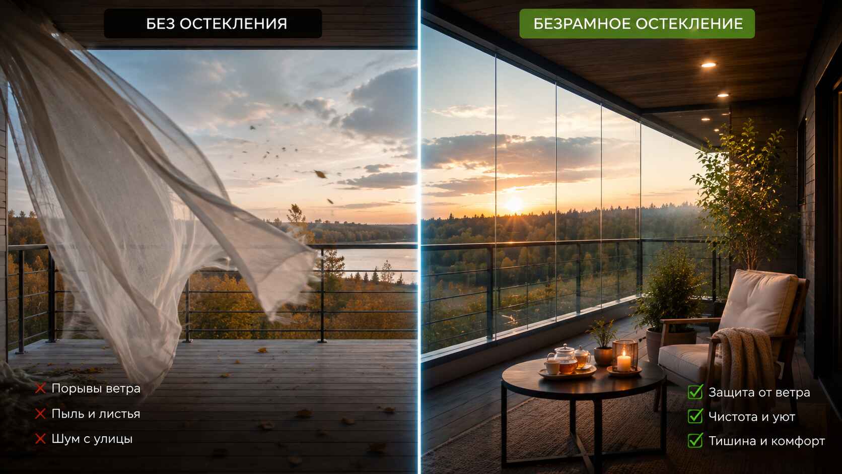 «до и после» ветреного дня