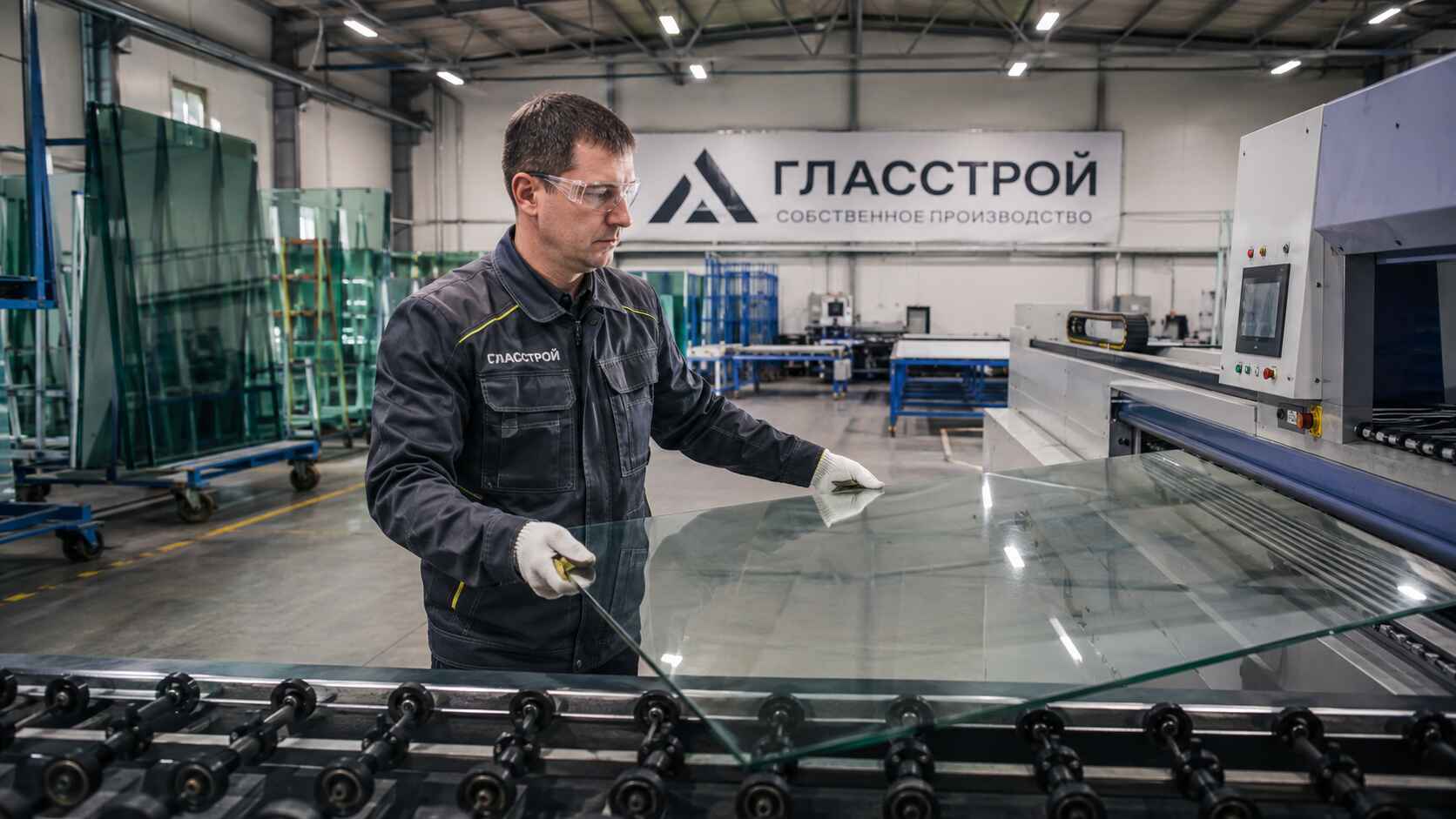 Цех компании Гласстрой