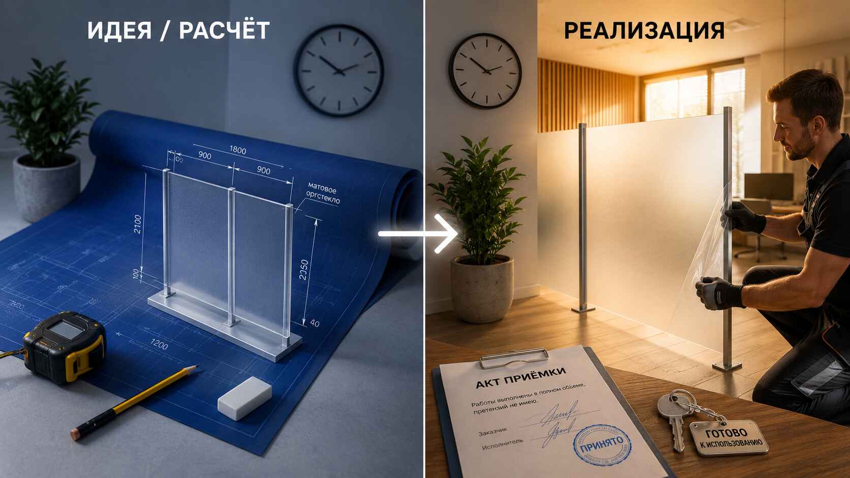 Этапы работы с нашей компанией