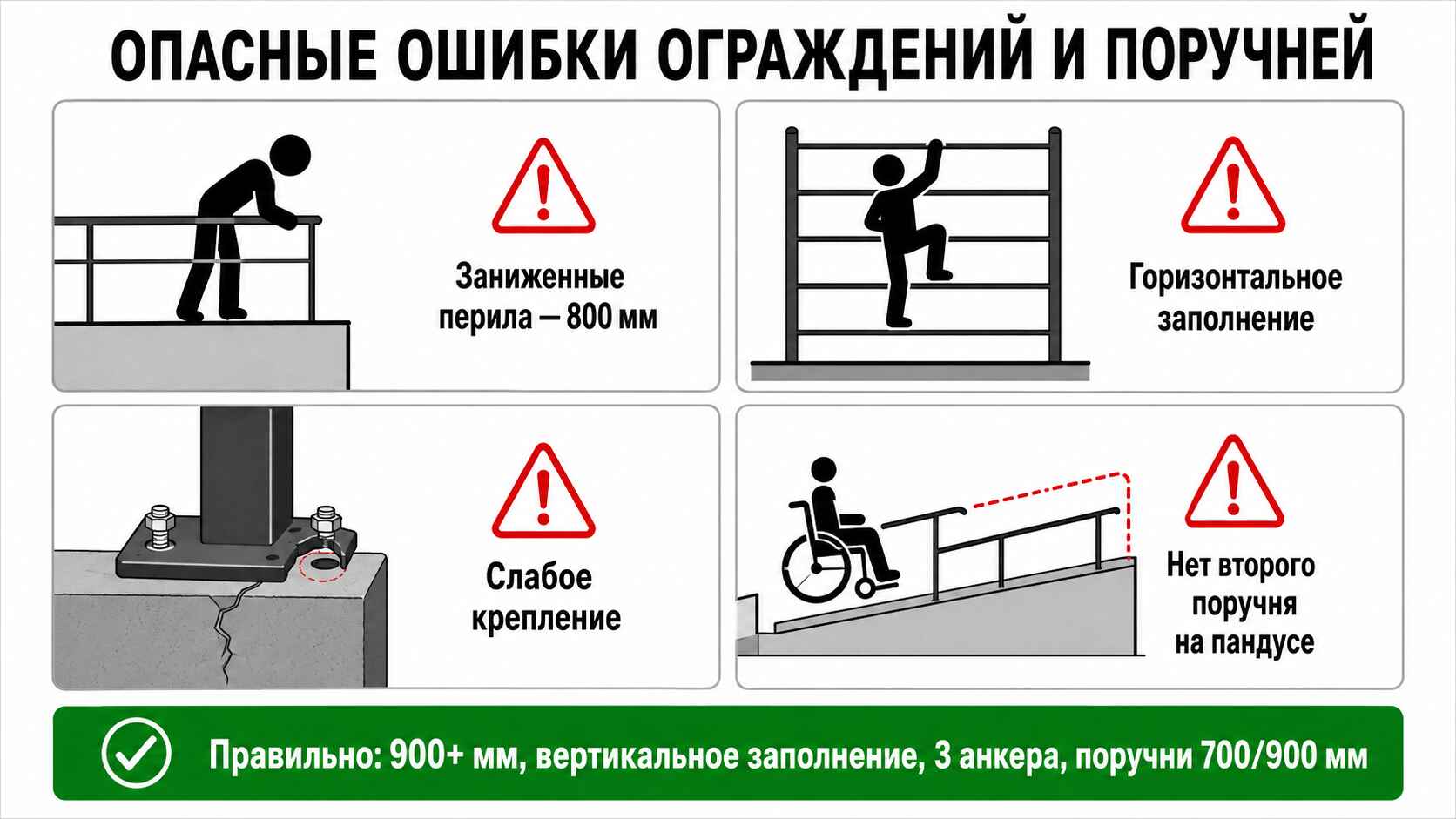 Частые ошибки при обустройстве ограждений