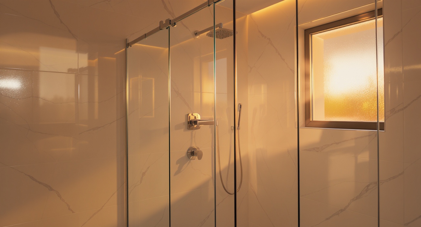 Душевые кабины прямые