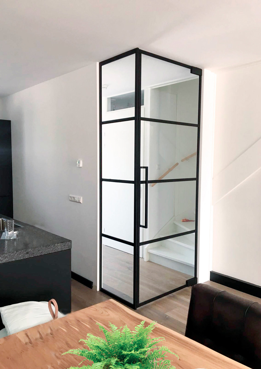 стеклянные двери 