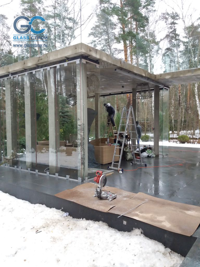алюминиевые стеклянные фасады