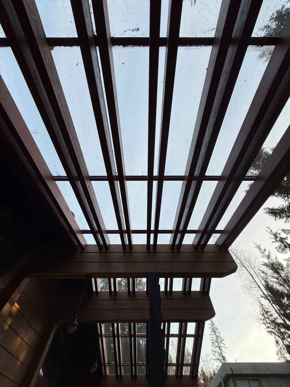 Прозрачная крыша