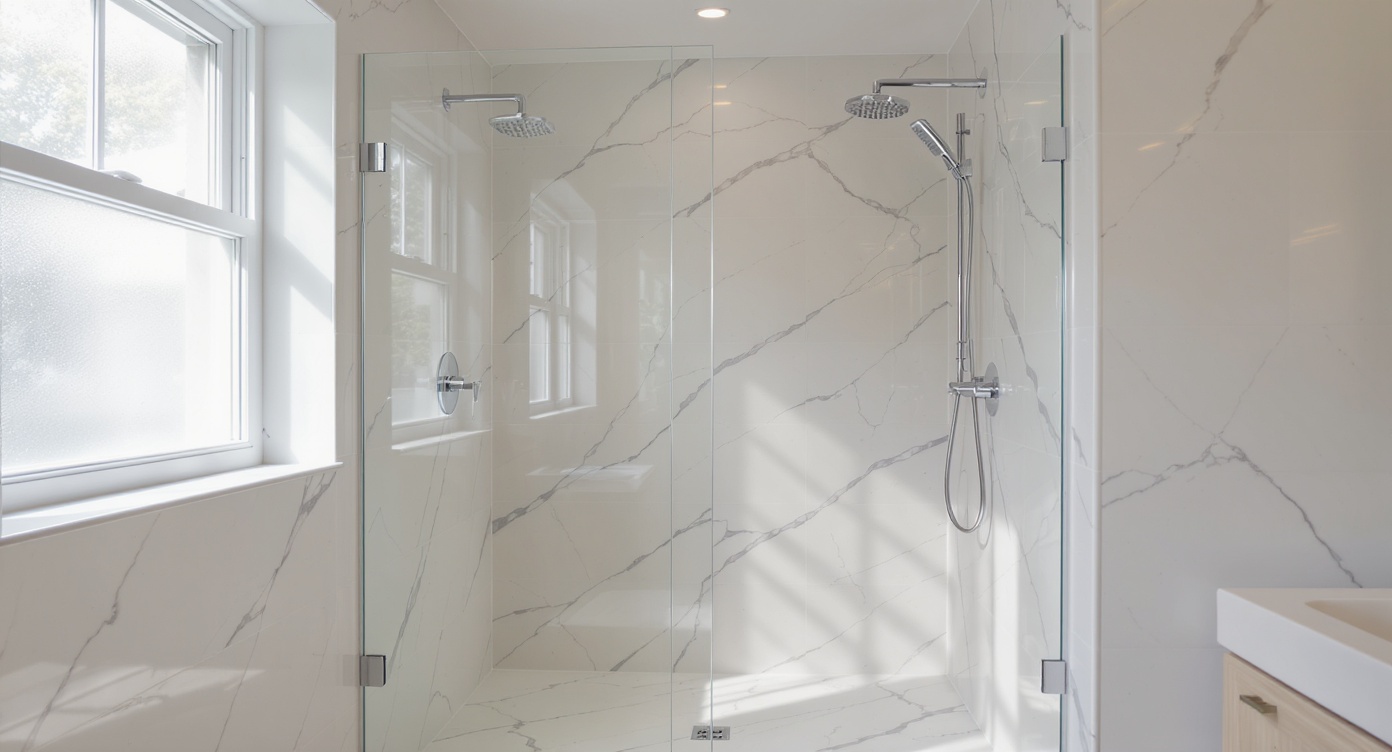 Стеклянные душевые перегородки