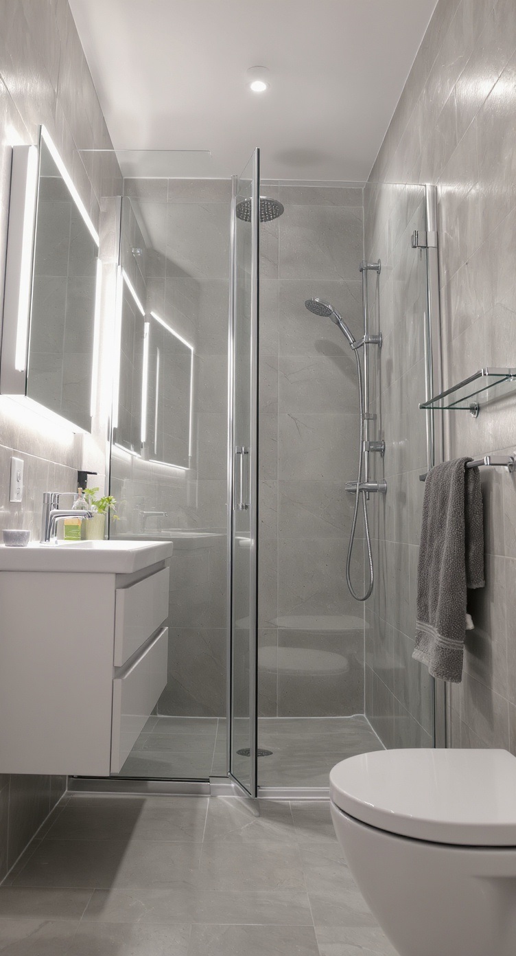 Стеклянные душевые перегородки для ванной