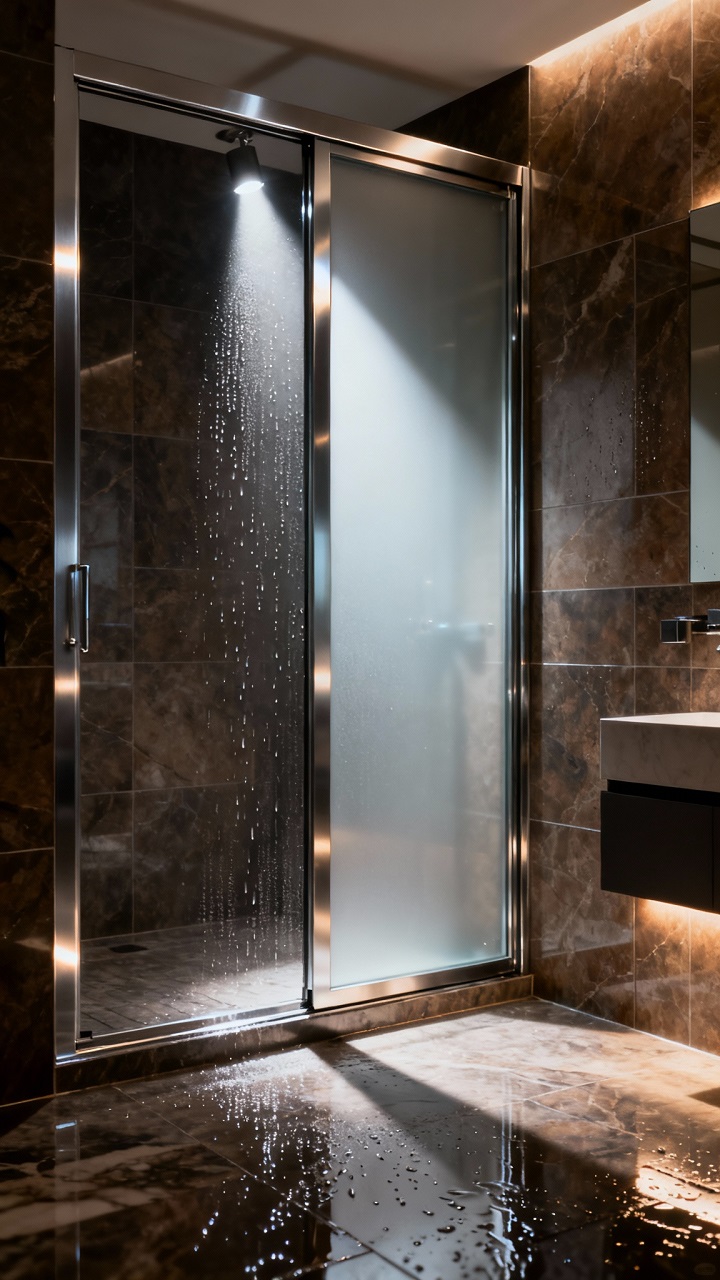 Душевые двери раздвижные