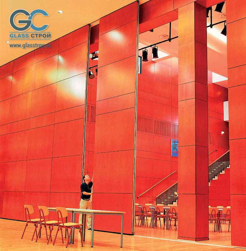 Раздвижные перегородки со звукоизоляцией4