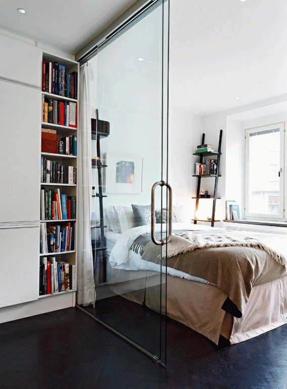 Перегородка в спальне - лучшие варианты зонирования и деления комнат декоративными перегородками